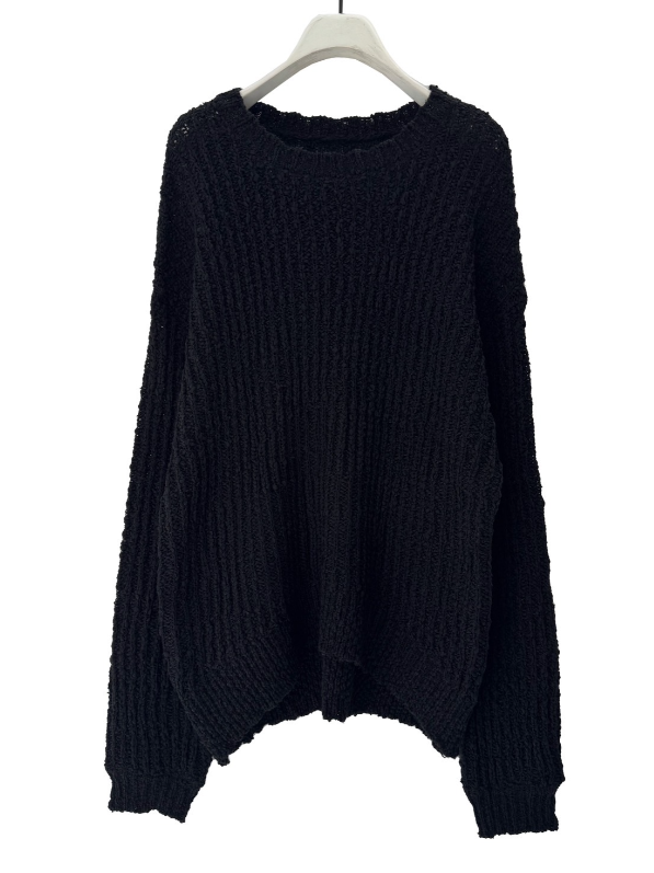 CHIGNON ポロニット select shop Amitie / CHIGNON 26SS1ご予約 ﾛｺﾞｺｯﾄﾝﾆｯﾄPO 9456